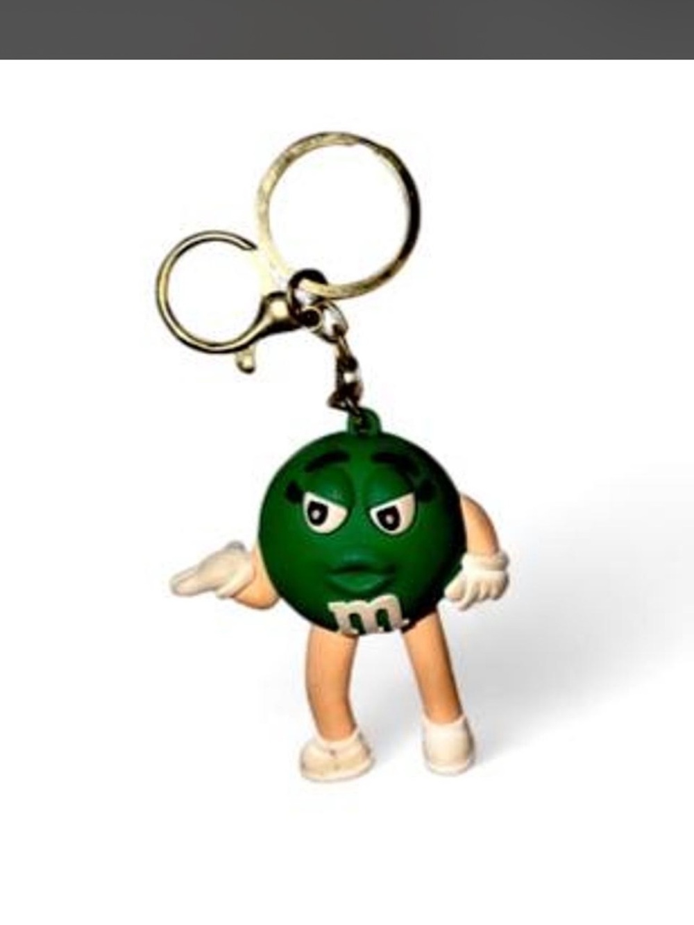 M&M'S Green Character Key Ring with Metal Clasp